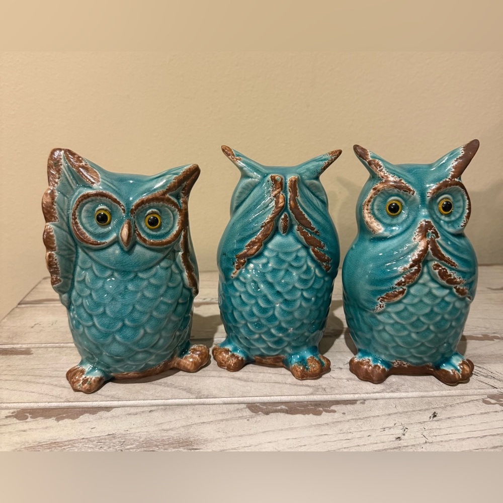 Hear No Evil Speak No Evil See No Evil Owls